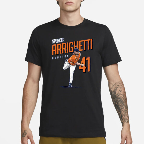 Spencer Arrighetti #41 Player T-Shirt3