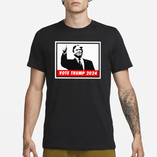 Vote Trump President 2024 Obey T-Shirt1