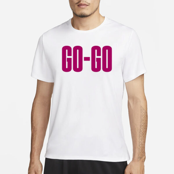 Wham Go-Go With Pink Text T-Shirt1