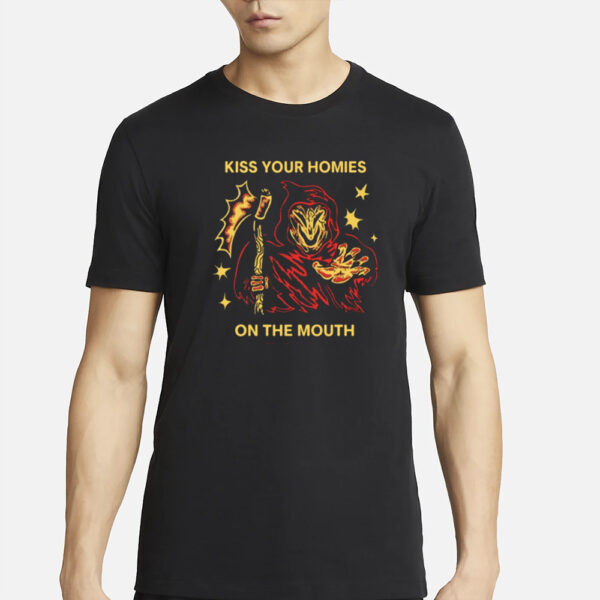Wizard Of Barge Kiss Your Homies On The Mouth T-Shirt3