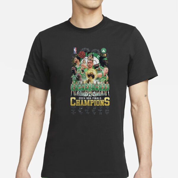 2024 Nba Finals Champions Boston Celtics T-Shirts