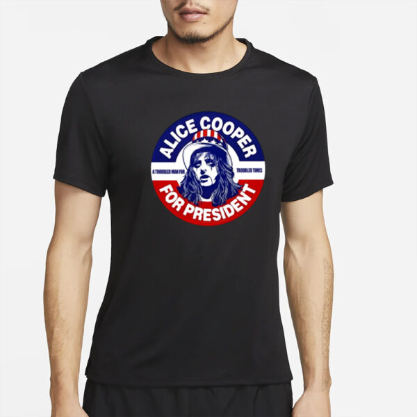 Alice Cooper For President T-Shirt1