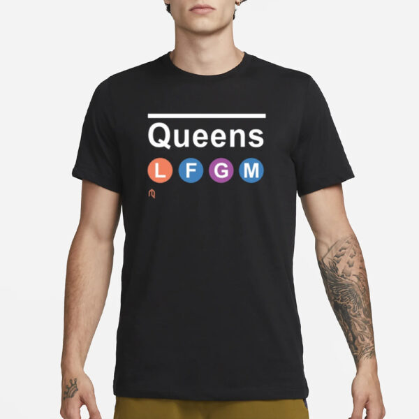 Athlete Logos Queens Lfgm Purple T-Shirt1