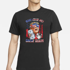 Busch Light Make 4th of July Great Again Trump T-Shirt