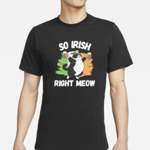 Catshirtsusa Store So Irish Right Meow Cat T-Shirt