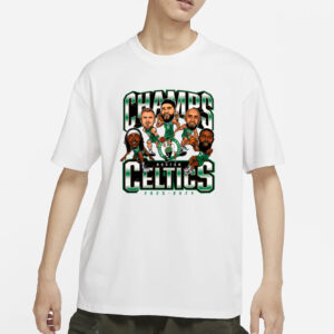 Celtics Pull Up Jumper Caricature 24 T-Shirts