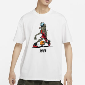 Great Black Shark The Flu Game 1997 The Illest Of The Illest T-Shirt