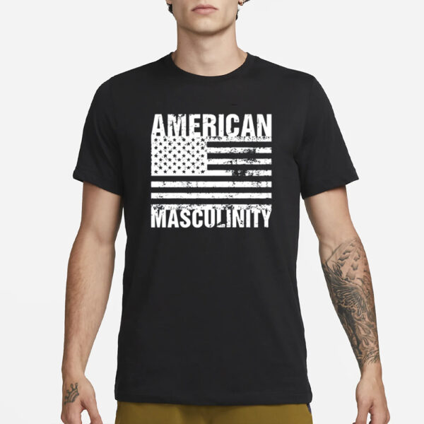 James Lindsay Wearing American Masculinity Usa Flag T-Shirt1