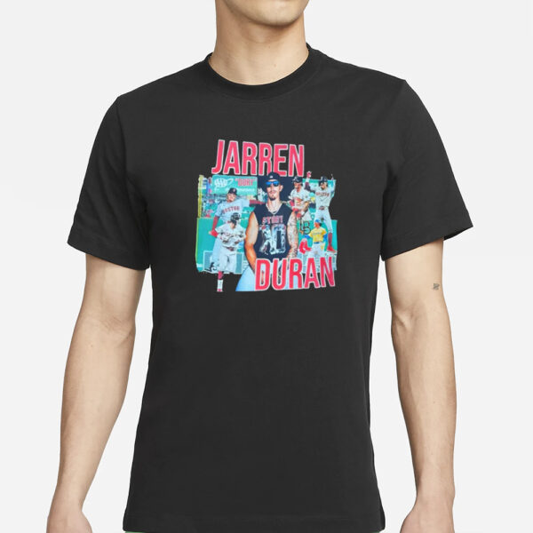Jarren Duran Mark Contreras Custom Cutoff T-Shirt