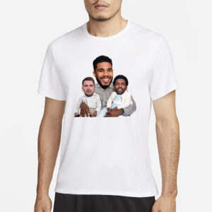 Jayson Tatum Carrying Kyrie Irving And Luka Doncic T-Shirt1