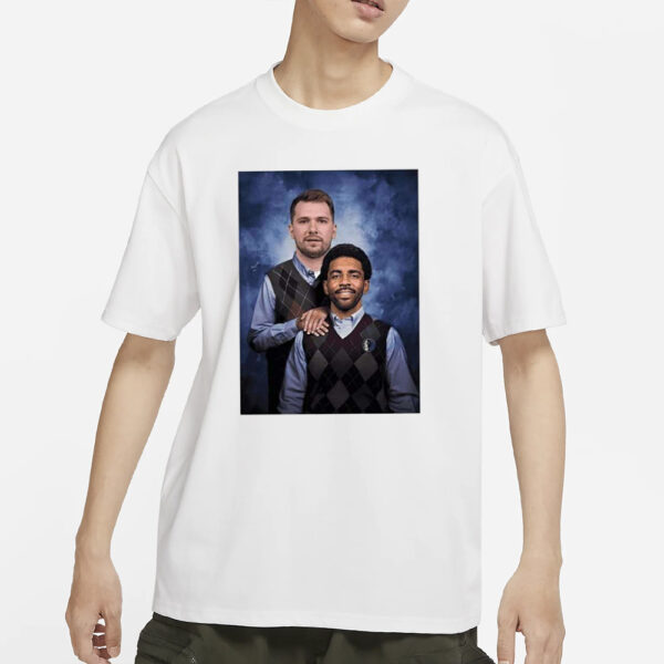 Luka Doncic Kyrie Irving Step Brothers T-Shirts