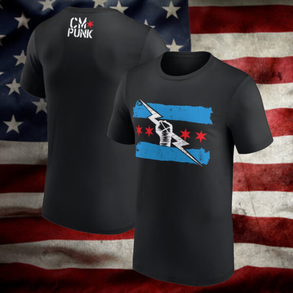 Men's Black Return of CM Punk T-Shirt