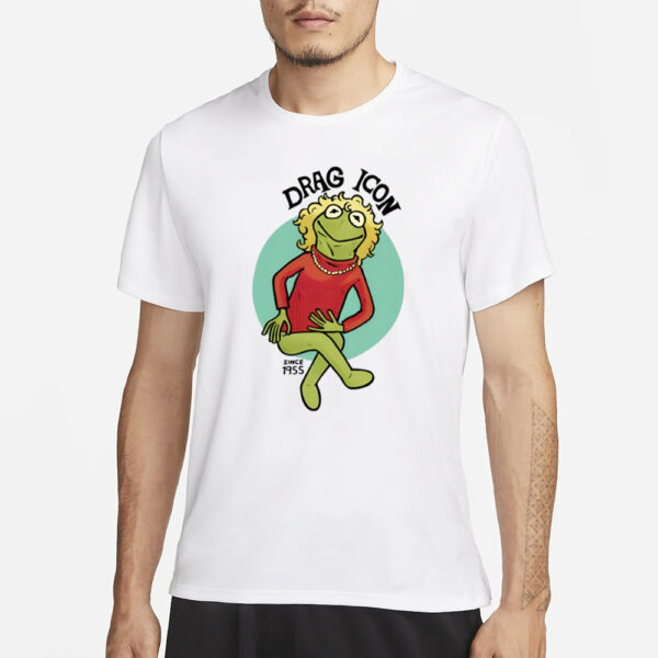 Muppet History Drag Icon Since 1955 Kermit The Frog T-Shirt3