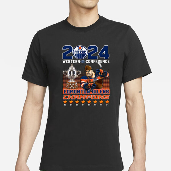 Oilers 2024 Western Conference Champions T-Shirts