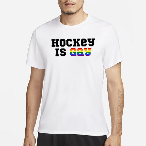 Pride Month Hockey Is Gay T-Shirt1