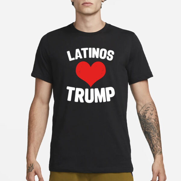 Ron Filipkowski Latinos Love Trump T-Shirt1