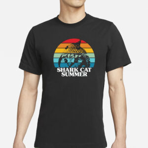 Shark Cat Summer Pride T-Shirt