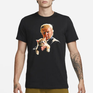 Donald Trump And Cat 2024 Kitty T-Shirt1